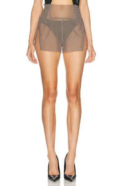 Rick Owens Boxing Short In Gray
