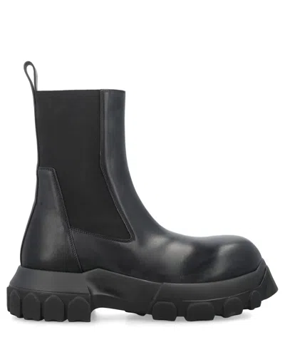 RICK OWENS BOZO TRACTOR ANKLE BOOTS