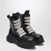 Rick Owens Black Temple Jumbolace Army Bozo Tractor Boots In Black
