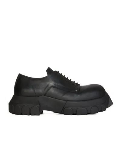 RICK OWENS RICK OWENS LIDO LACEUP BOZO TRACTOR BOOTS