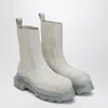 Rick Owens Bozo Tractor White Boot