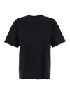 Rick Owens Brad Black Crewneck T-shirt With Rear Stitching In Cotton Man In Black