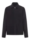 Rick Owens Collared Shirt Jacket Featuring Front Pockets In Black