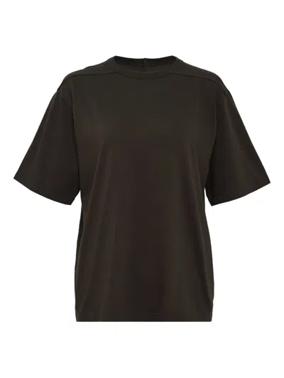 Rick Owens Brad Cotton Jersey T-shirt In Brown