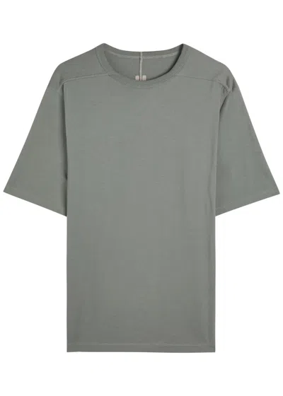 Rick Owens Brad Cotton T-shirt In Gray