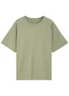 Rick Owens Brad Cotton T-shirt In Mint