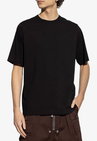 Rick Owens Brad Crewneck T-shirt In Black