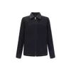 Rick Owens Collared Shirt Jacket Featuring Front Pockets In Black
