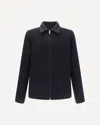Rick Owens Collared Shirt Jacket Featuring Front Pockets In Black