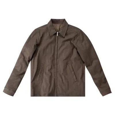 Pre-owned Rick Owens Brad Jacket 'bean' | Green | Men's Size 52