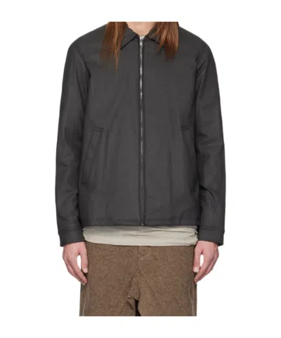 Rick Owens Black Brad Denim Jacket In 09 Black