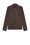 Rick Owens Brad Jacket In Brown