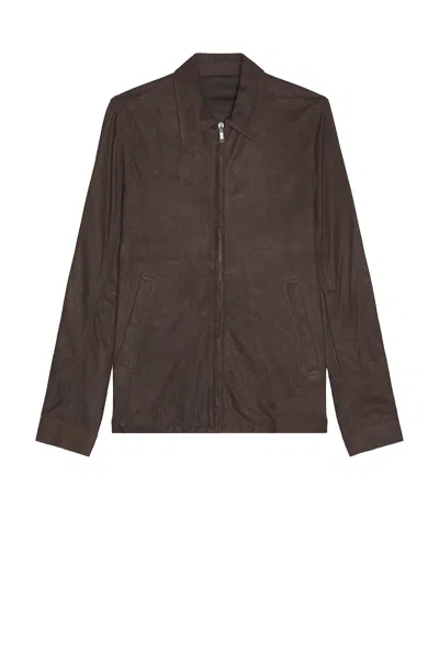 Rick Owens Brad Jacket In Brown
