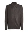 Rick Owens Brad Leather Jacket In Brown