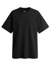 Rick Owens Short-sleeved Cotton T-shirt In Black