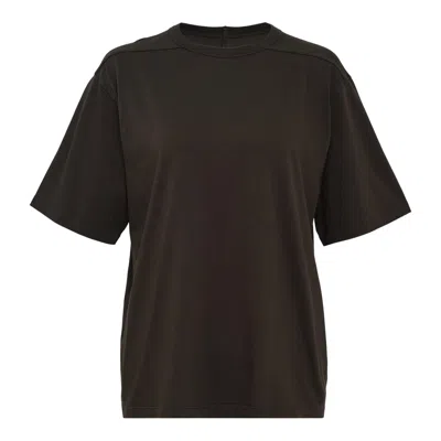 Rick Owens Brad T Classic Cotton Jersey In Brown