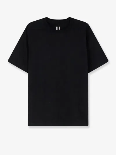 Rick Owens Brad T Cotton T-shirt In Black