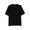 Rick Owens Short-sleeved Cotton T-shirt In Black