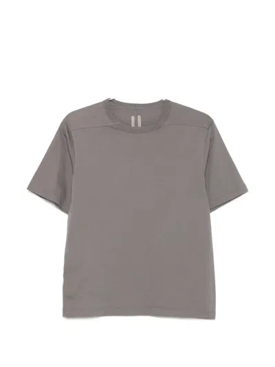 Rick Owens Brad T Seam-detail T-shirt In Gray