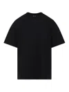Rick Owens Short-sleeve Round-neck T-shirt In Black