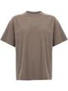 Rick Owens Short-sleeve Organic-cotton T-shirt In Grey