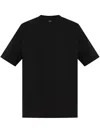Rick Owens Short-sleeve Round-neck T-shirt In Black