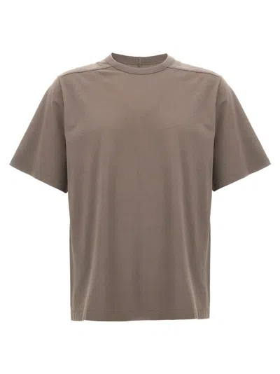 Rick Owens Short-sleeve Organic-cotton T-shirt In Gray
