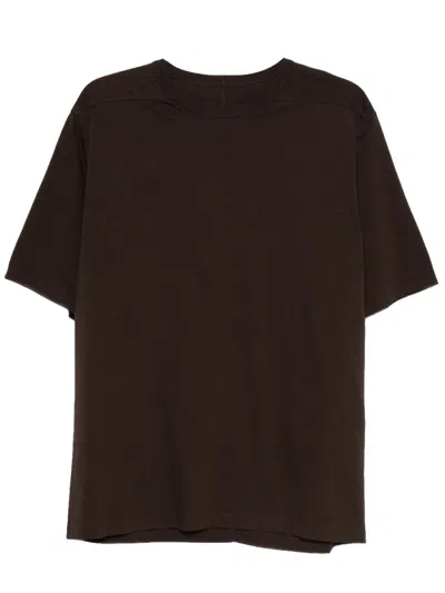 Rick Owens Brad T Tshirt In Brown