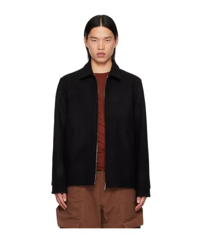 Rick Owens Brad Virgin-wool Jacket In Black