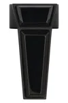 Rick Owens Stone Embellished Brass Ring In Black