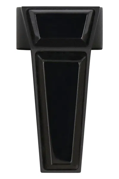 Rick Owens Brass Ring In Black