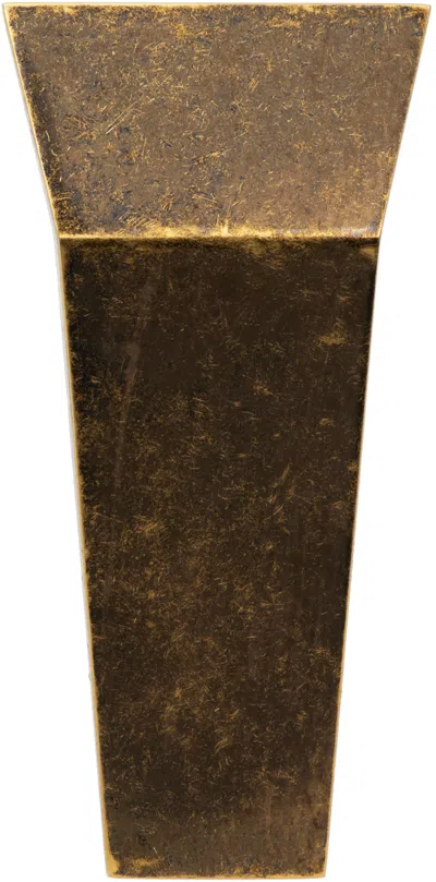 Rick Owens Bronze Trunk Single Earring In 82 Dark Bronze