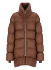 Rick Owens Coats Brown In Brown