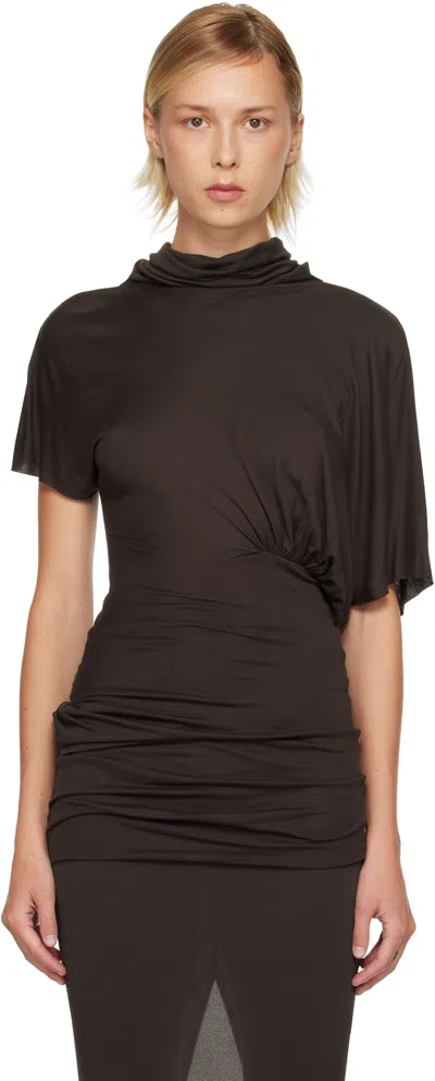 Rick Owens Brown Concordians Lilith T-shirt