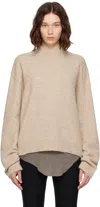 Rick Owens Brown Concordians Tommy Ls Sweater