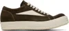 Rick Owens Sneakers Low-top Concordians Runway Vintage In Suede Leather In Brown