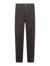 Rick Owens Brown Cotton Denim Jeans In Brown