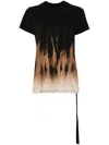 Rick Owens Drkshdw Small Level T-shirt In Brown