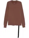 Rick Owens Drkshdw Crew-neck Sweatshirt In Brown