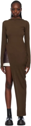 Rick Owens Brown Easy Long Sleeve T-shirt In 04 Brown