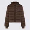 Rick Owens Gimp Padded Down Jacket In Re-nylon In Brown