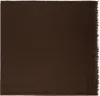 Rick Owens Brown Hollywood Ginny Scarf In 14 Mahogany