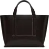Rick Owens Brown Hollywood Mini Shopper Tote In 14 Mahogany