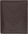 Rick Owens Brown Hollywood Square Card Holder In 14 Mahogany