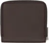 Rick Owens Brown Hollywood Zipped Wallet In 14 Mahogany