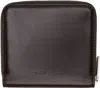 Rick Owens Brown Hollywood Zipped Wallet In 14 Mahogany