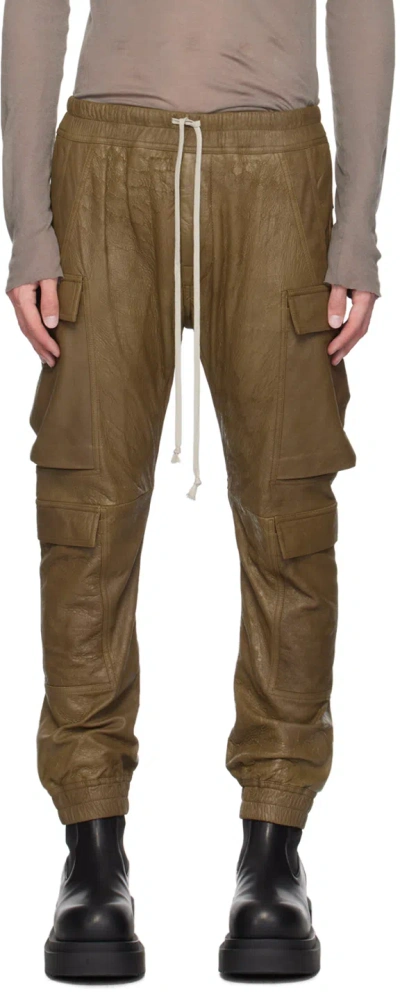 Rick Owens Cargo Pant In 35 Bean