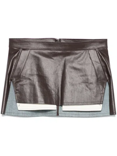 Rick Owens Women Brown Mini Skirt, 26 Luxury Skirts For Women Darveys In Burgundy