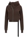 Rick Owens Brown Mountain Hoodie In Brown
