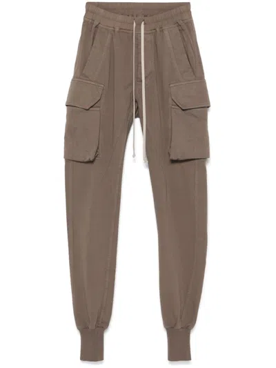 Rick Owens Brown Multi Pocket Joggers